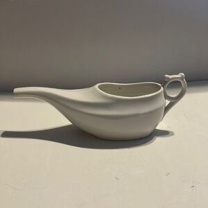 White Ceramic Neti Pot